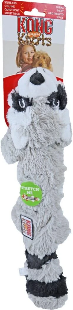 Kong Scrunch Knots Wasbeer 3 Kong Scrunch Knots Wasbeer -Goedkope Dierenwereld XL winkel 0035585454399
