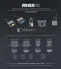 Moser Tondeuse Max 45 -Goedkope Dierenwereld XL winkel 0200294 achterkant