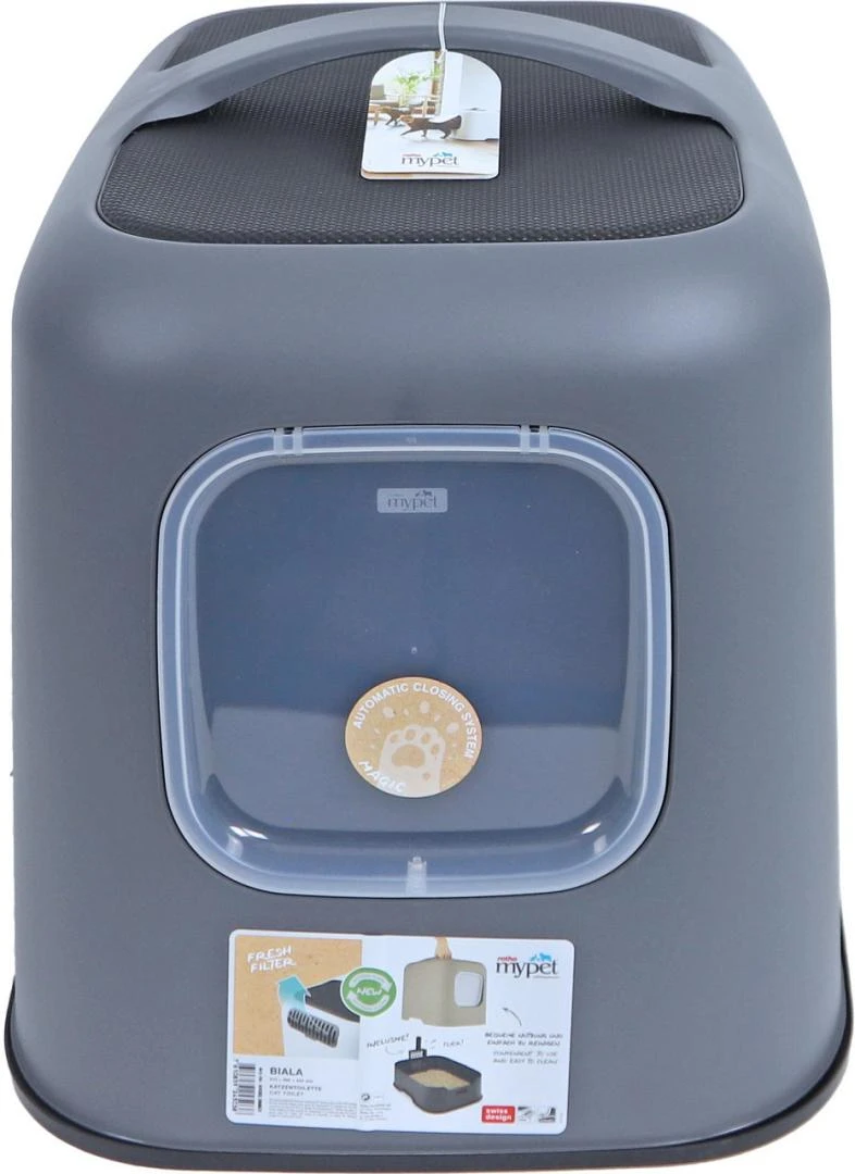 Rotho Mypet Kattenbak Biala Anthrazite 2 Rotho Mypet Kattenbak Biala Anthrazite - Afbeelding 2