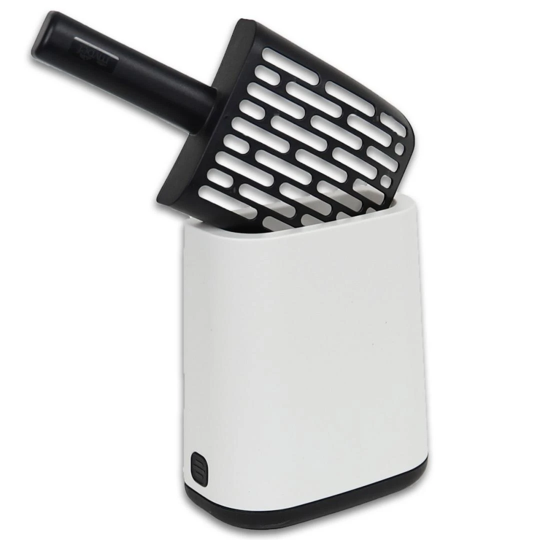 Rotho Mypet Kattenbakschep En Houder Biala Mistletoe White 1 Rotho Mypet Kattenbakschep En Houder Biala Mistletoe White