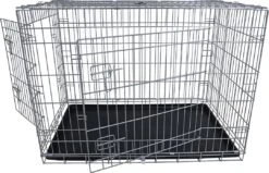 Boon Hondenbench 2 Deurs Economic Taupe -Goedkope Dierenwereld XL winkel 0217014 open a