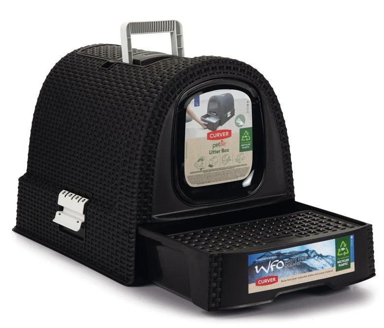 Curver Kattenbak Antraciet 1 Curver Kattenbak Antraciet