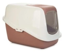 Savic Kattenbak Nestor Roze/wit