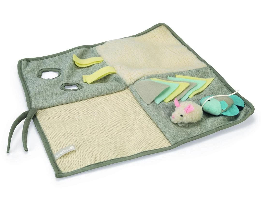 Beeztees Kitten Speelmat Weezy Grijs 1 Beeztees Kitten Speelmat Weezy Grijs