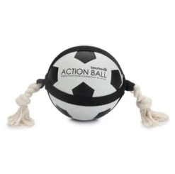 Beeztees Action Voetbal Met Touw 19 Cm