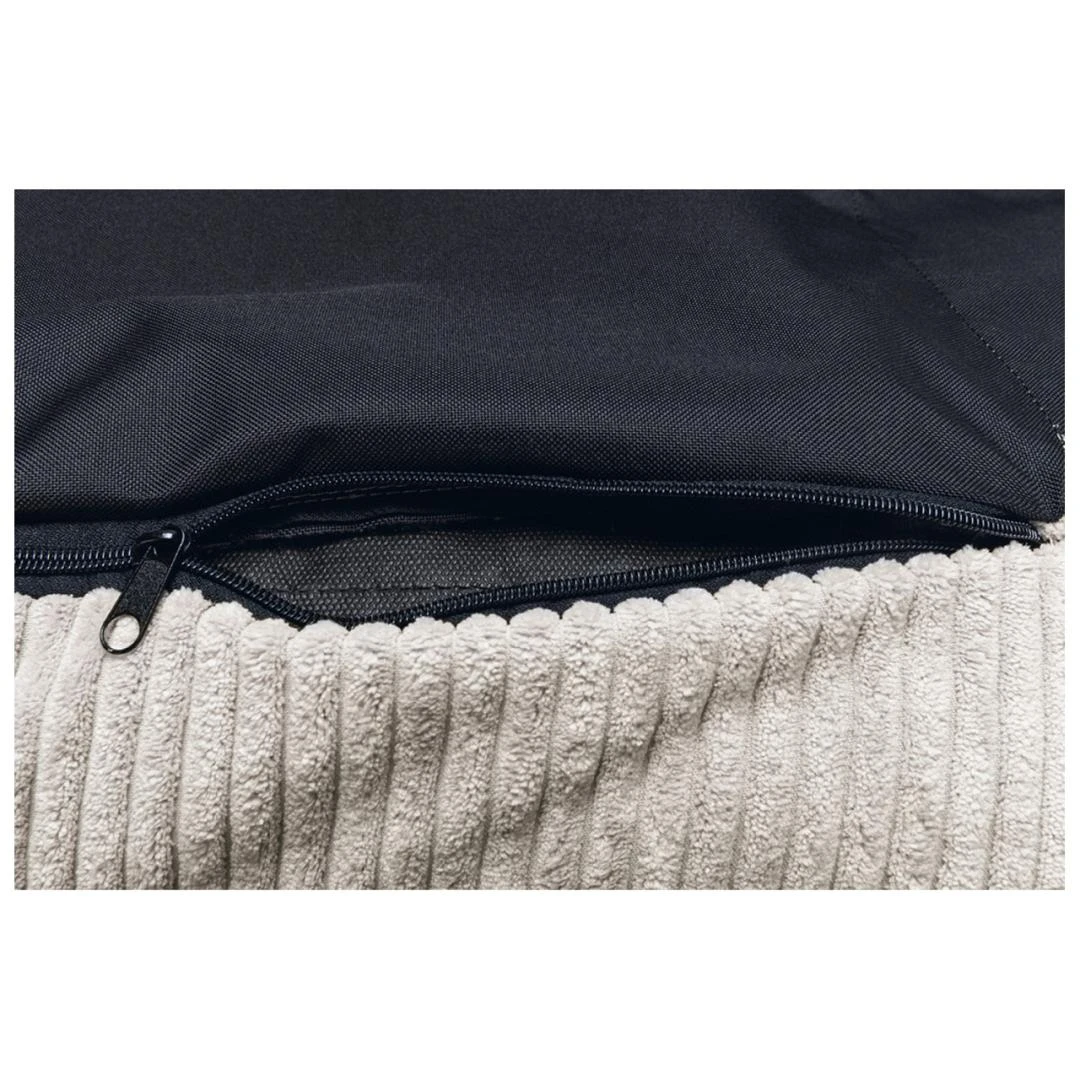 Designed By Lotte Bankkussen Ribbed Lichtgrijs 2 Designed By Lotte Bankkussen Ribbed Lichtgrijs - Afbeelding 2