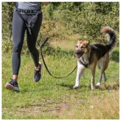 Trixie Hardloopriem Zwart/Grafiet -Goedkope Dierenwereld XL winkel 12766 2