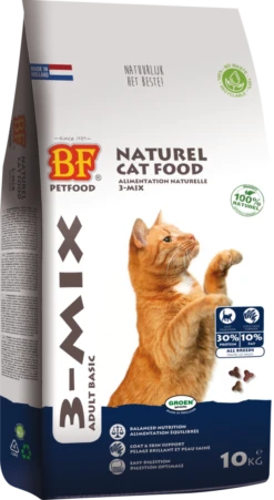 BF Petfood Kattenvoer 3-mix 10 Kg