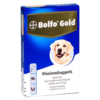 Bolfo Gold 250 Hond 2 Pipetten 1 Bolfo Gold 250 Hond 2 Pipetten