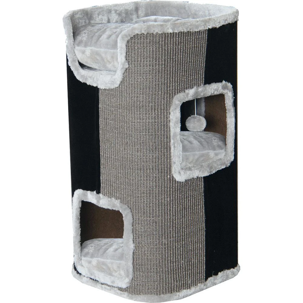 Boon Krabtoren 75 Cm Grijs/zwart 1 Boon Krabtoren 75 Cm Grijs/zwart