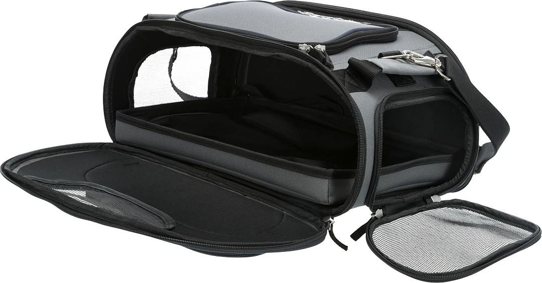 TRIXIE Vliegtuigtas Hond Wings Grijs/blauw 3 TRIXIE Vliegtuigtas Hond Wings Grijs/blauw - Afbeelding 3