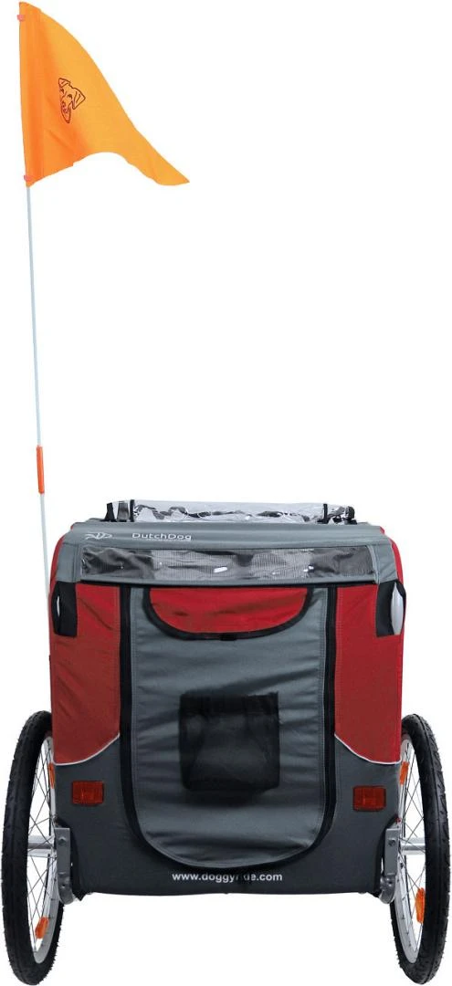 DoggyRide Hondenfietskar Novel 20 Cabin Rood/Grijs 3 DoggyRide Hondenfietskar Novel 20 Cabin Rood/Grijs - Afbeelding 3