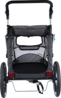 TRIXIE Opvouwbare Hondenfietskar Grijs -Goedkope Dierenwereld XL winkel 4011905127941 2