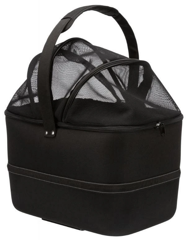 TRIXIE Fietsmand Voor Aan Het Stuur Zwart 1 TRIXIE Fietsmand Voor Aan Het Stuur Zwart