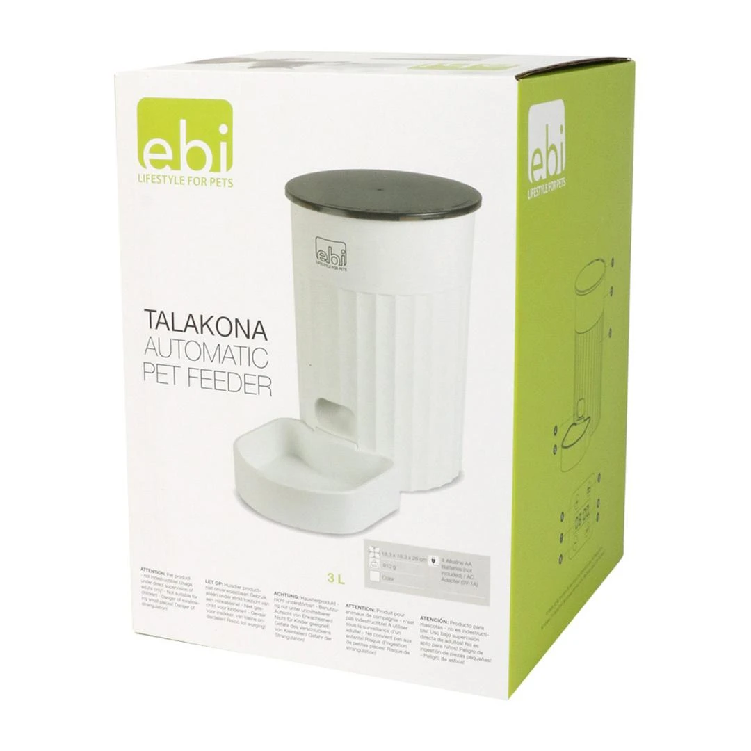EBI Smart Feeder Talakona Wit 3 Ltr 2 EBI Smart Feeder Talakona Wit 3 Ltr - Afbeelding 2
