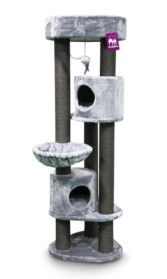 Petrebels Krabmeubel Kings & Queens Charlotte 180 Grey 1 Petrebels Krabmeubel Kings & Queens Charlotte 180 Grey