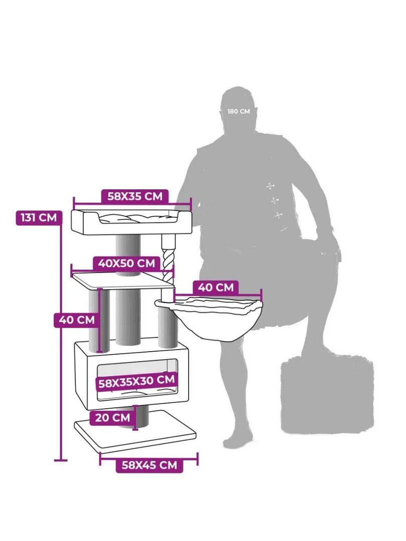 Petrebels Krabmeubel Lucky Bastards Parklane 131 Cream 4 Petrebels Krabmeubel Lucky Bastards Parklane 131 Cream - Afbeelding 4