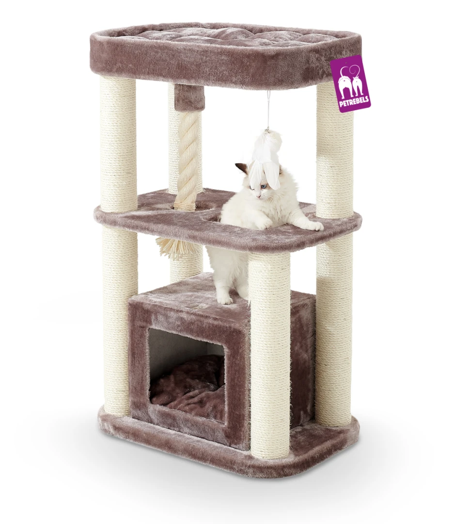 Petrebels Krabpaal Villa 100 Cappuccino 1 Petrebels Krabpaal Villa 100 Cappuccino