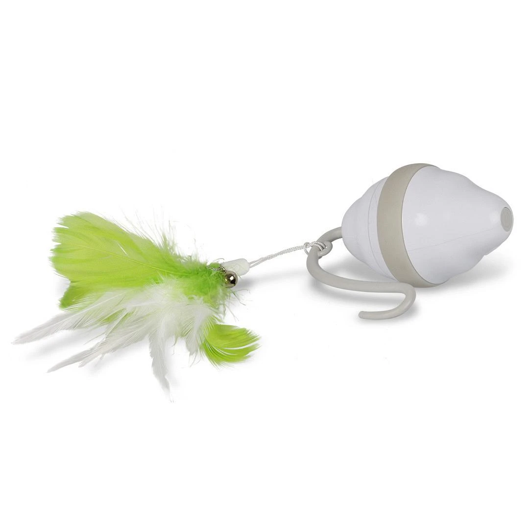 EBI Kattenspeelgoed Speedy Mouse Wit/Groen 1 EBI Kattenspeelgoed Speedy Mouse Wit/Groen