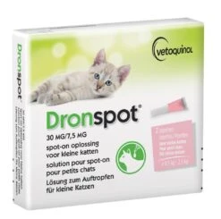 Dronspot Spot-on Ontwormingspipet Kat 0,5 - 2,5 Kg