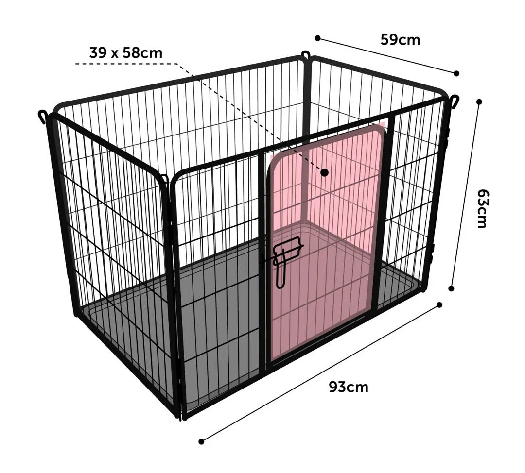 Flamingo Kennel Kazan Black 2 Flamingo Kennel Kazan Black - Afbeelding 2