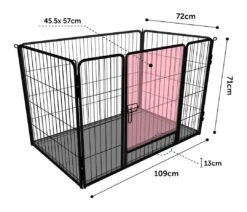 Flamingo Kennel Kazan Black 9 Flamingo Kennel Kazan Black -Goedkope Dierenwereld XL winkel 520254 T 01