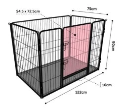 Flamingo Kennel Kazan Black 11 Flamingo Kennel Kazan Black -Goedkope Dierenwereld XL winkel 520255 T 01