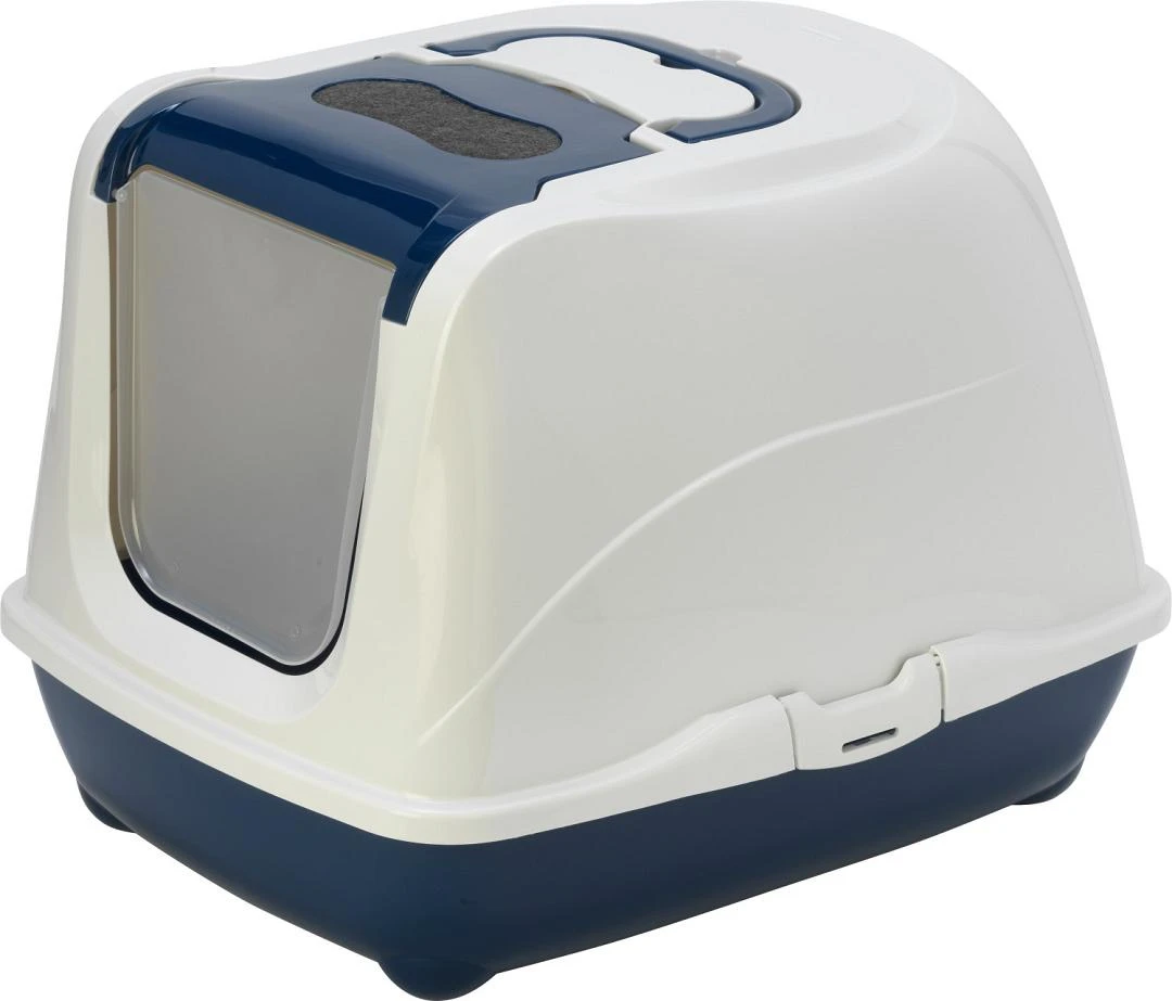 Moderna Kattenbak Flip Cat XL Blue Berry 1 Moderna Kattenbak Flip Cat XL Blue Berry
