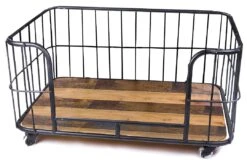 Lex & Max Hondenbank Metal Wire Basket Zwart 5 Lex & Max Hondenbank Metal Wire Basket Zwart -Goedkope Dierenwereld XL winkel 7003 120 03