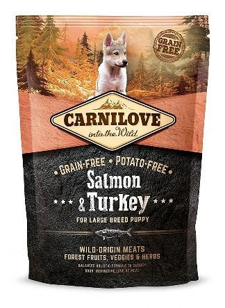 Carnilove Hondenvoer Salmon & Turkey Puppy Large 1,5 Kg 1 Carnilove Hondenvoer Salmon & Turkey Puppy Large 1,5 Kg
