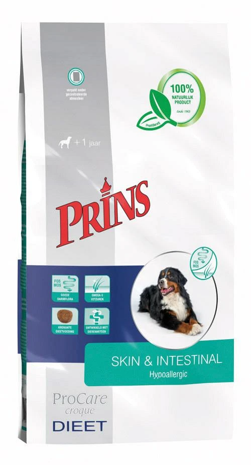 Prins Hondenvoer ProCare Croque Dieet Skin & Intestinal 10 Kg 1 Prins Hondenvoer ProCare Croque Dieet Skin & Intestinal 10 Kg