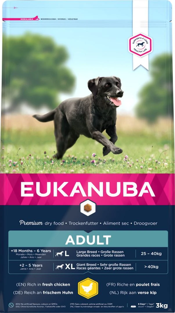 Eukanuba Hondenvoer Active Adult Large Breed 3 Kg 1 Eukanuba Hondenvoer Active Adult Large Breed 3 Kg