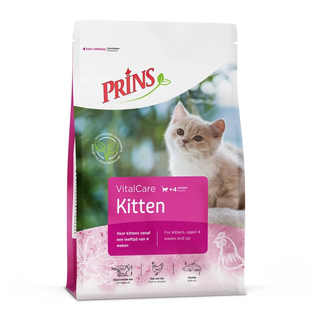 Prins Kattenvoer VitalCare Kitten 4 Kg 1 Prins Kattenvoer VitalCare Kitten 4 Kg