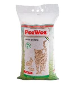 PeeWee Kattenbakvulling Houtkorrels 9 Kg