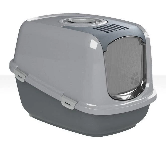 PeeWee Kattenbak Startpakket EcoDome Antraciet/Grijs 2 PeeWee Kattenbak Startpakket EcoDome Antraciet/Grijs - Afbeelding 2