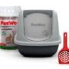 PeeWee Kattenbak Startpakket EcoDome Antraciet/Grijs