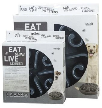 Eat Slow Live Longer Voerbak Original Grey 3 Eat Slow Live Longer Voerbak Original Grey - Afbeelding 3