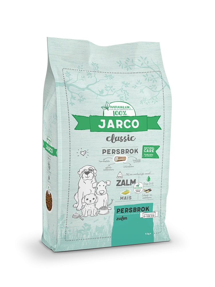 Jarco Hondenvoer Classic Persbrok Zalm 12,5 Kg 1 Jarco Hondenvoer Classic Persbrok Zalm 12,5 Kg