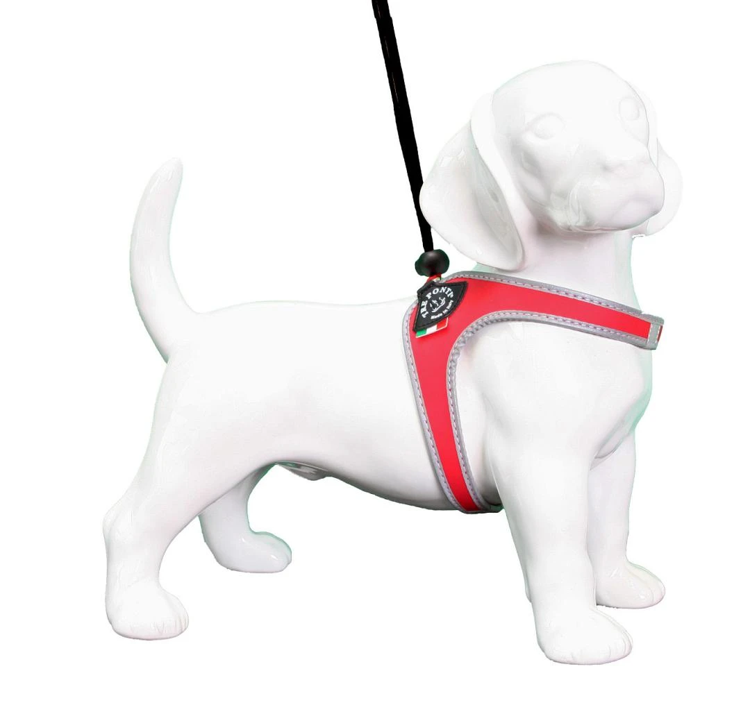 Tre Ponti Hondentuig Liberta Reflective Rood 1 Tre Ponti Hondentuig Liberta Reflective Rood