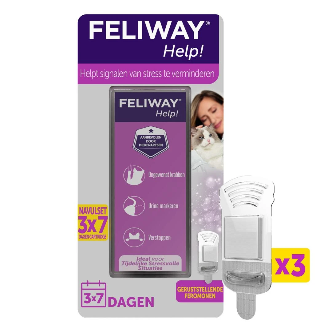 Feliway Help! Cartridges 3 St 1 Feliway Help! Cartridges 3 St