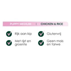 Premium Care Original Puppy Medium Chicken & Rice 12 Kg 4 Premium Care Original Puppy Medium Chicken & Rice 12 Kg -Goedkope Dierenwereld XL winkel Puppy Medium USPs