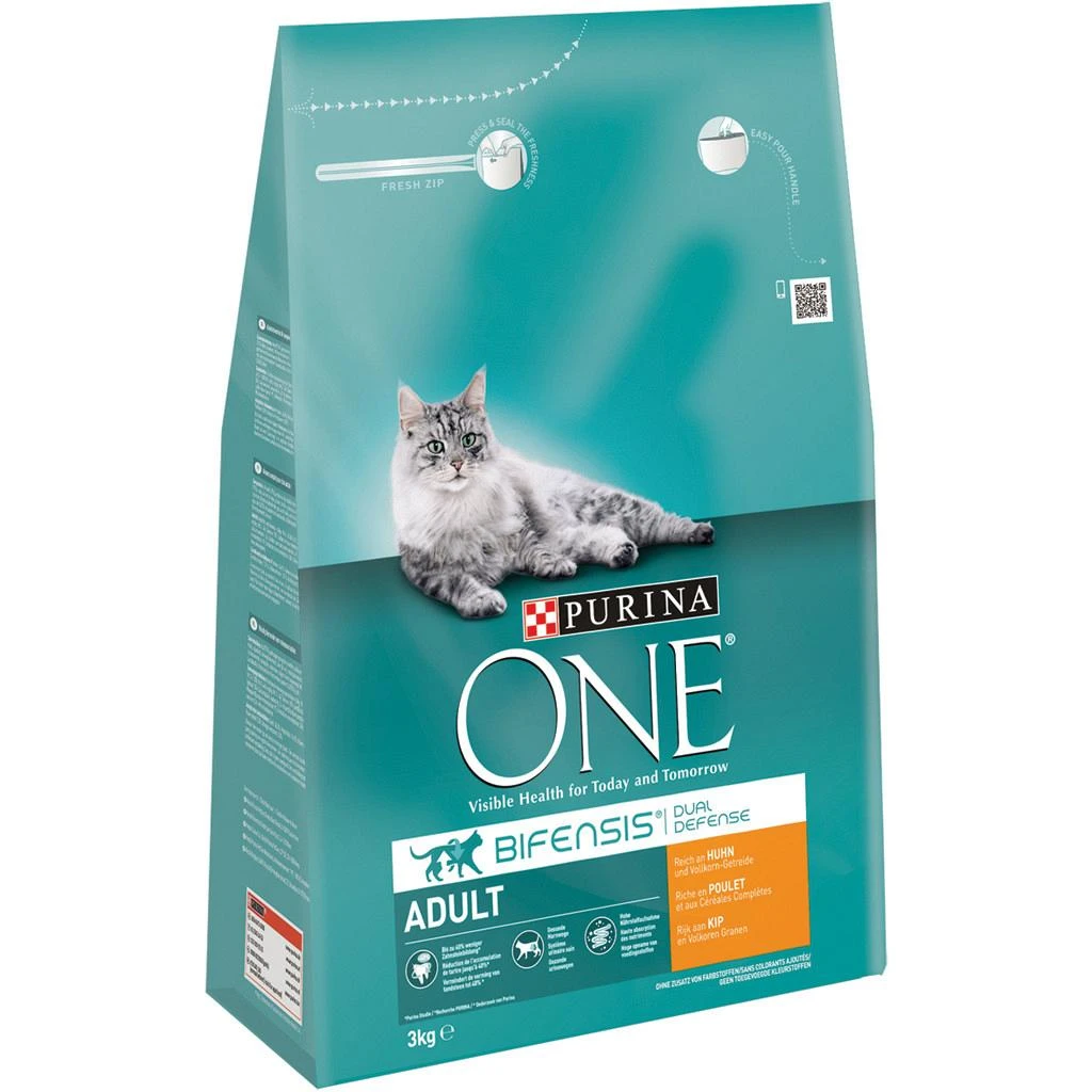 One Kattenvoer Adult Kip En Volkoren Granen 3 Kg 1 One Kattenvoer Adult Kip En Volkoren Granen 3 Kg