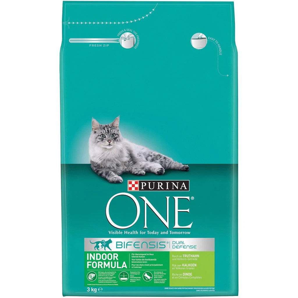 One Kattenvoer Indoor Kalkoen 3 Kg