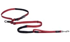 Rogz Utility Hondenlijn Handsfree Red -Goedkope Dierenwereld XL winkel RHLF06C Utility Handsfree Lead L Red DET1
