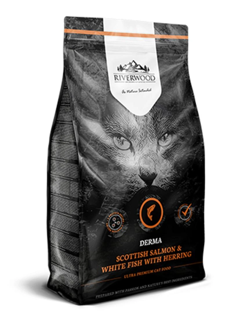 Riverwood Kattenvoer Derma Scottish Salmon & White Fish 2 Kg 1 Riverwood Kattenvoer Derma Scottish Salmon & White Fish 2 Kg