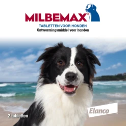 Milbemax Tabletten Hond 10 - 50 Kg 2 St -Goedkope Dierenwereld XL winkel Tabletten voor honden