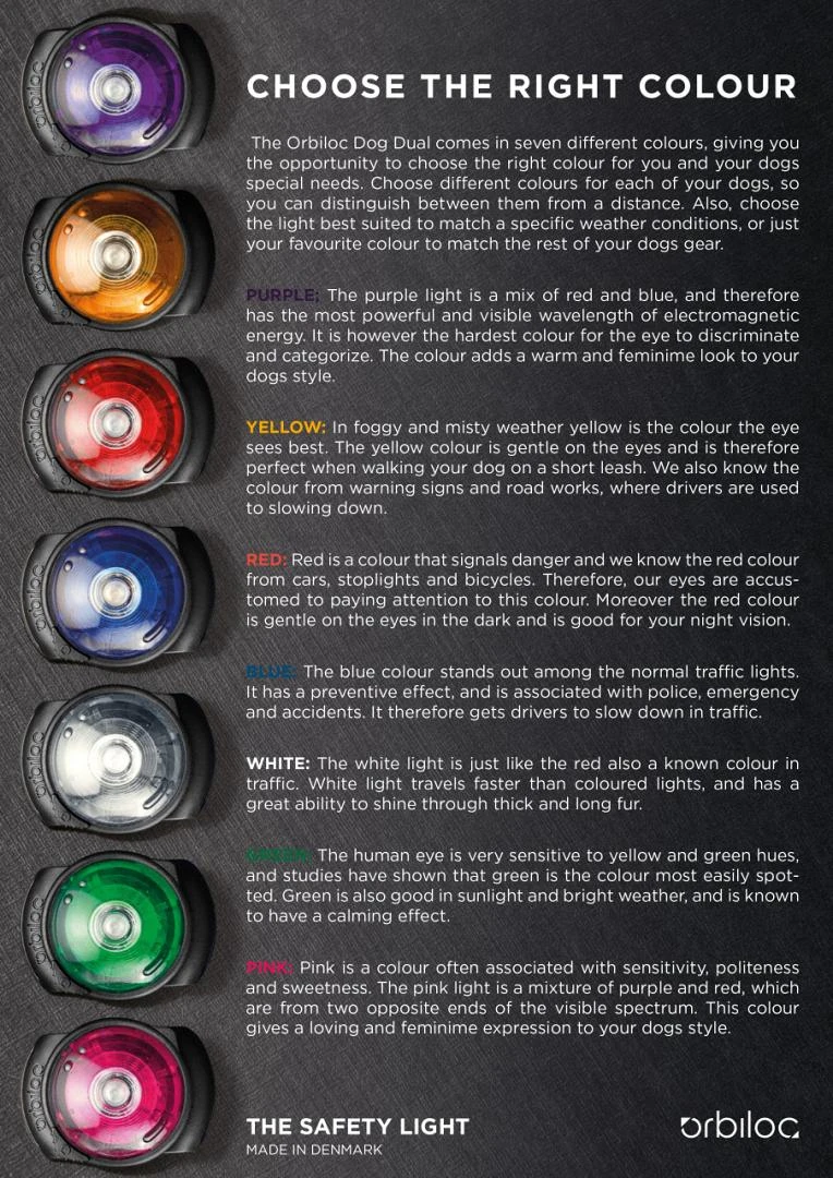 Orbiloc Safety Light Dog Dual Dark - Afbeelding 2
