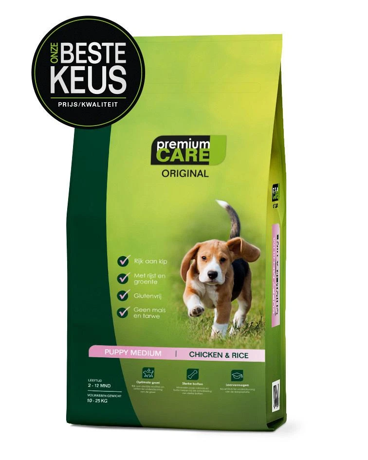 Premium Care Original Puppy Medium Chicken & Rice 12 Kg 1 Premium Care Original Puppy Medium Chicken & Rice 12 Kg