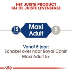 Royal Canin Hondenvoer Maxi Adult 4 Kg -Goedkope Dierenwereld XL winkel royal canin maxi adult volwassen hond grote hondenrassen hero image 9 1