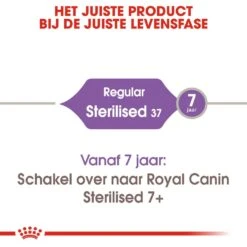Royal Canin Kattenvoer Sterilised 37 4 Kg -Goedkope Dierenwereld XL winkel royal canin sterilised 37 volwassen kat castratie sterilisatie hero image 9